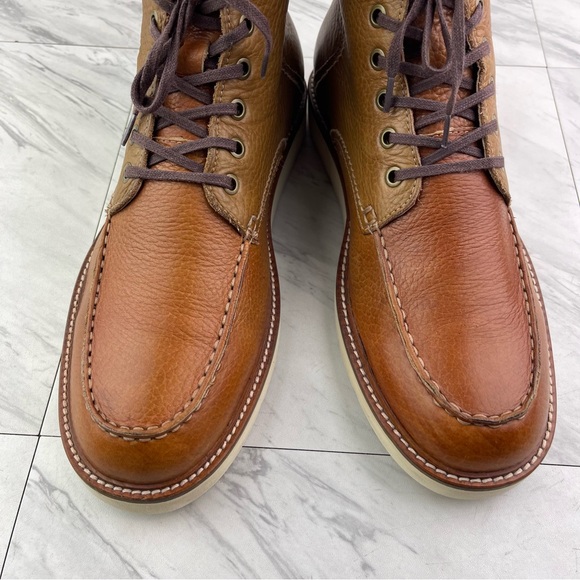 Andrew Marc Vibram Men 9.5 Ashford AMASHFL-2274 Brown Leather Work Fashion Boots main image 7